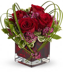 Sweet Thoughts Bouquet with Red Roses 